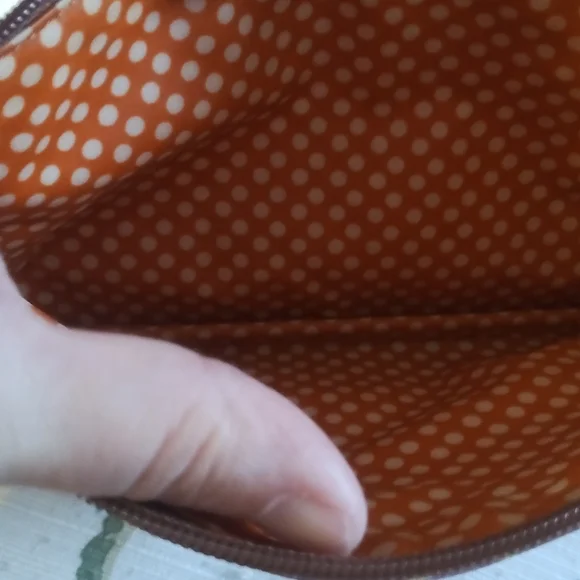 Fossil Key-Per Coated Canvas Make-up Pouch - Picture 2 of 3